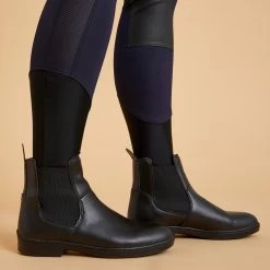 Women's Horse Riding Light Leggings - 100 Blue -Outdoor Adventure Shop 100 light horseback riding jodhpurs women 7