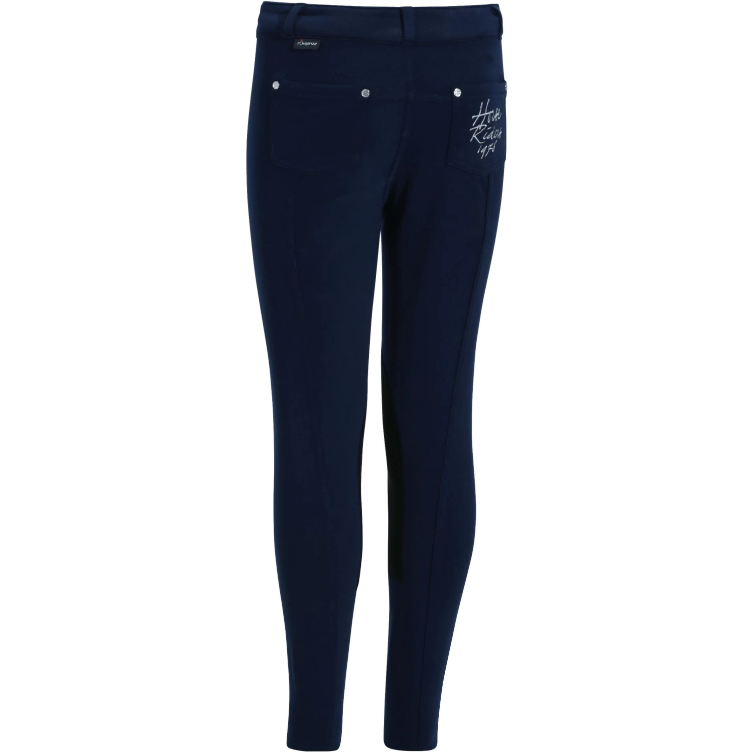 Kids' Horse Riding Warm Jodhpurs 100 - Navy 8 Kids' Horse Riding Warm Jodhpurs 100 - Navy - Image 6