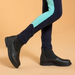 Kids' Horse Riding Jodhpurs 120 - Navy/Turquoise 13 Kids' Horse Riding Jodhpurs 120 - Navy/Turquoise -Outdoor Adventure Shop 120 kids horse riding jodhpurs navy turquoise 5