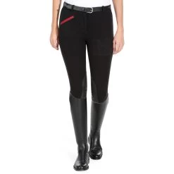 140 Women's Horseback Riding Jodhpurs With Grippy Patches - Black -Outdoor Adventure Shop 140 women s horseback riding jodhpurs with grippy patches black 2