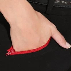 140 Women's Horseback Riding Jodhpurs With Grippy Patches - Black -Outdoor Adventure Shop 140 women s horseback riding jodhpurs with grippy patches black 8