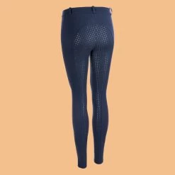Women's Warm Full Grip Horse Riding Jodhpurs - 500 Blue -Outdoor Adventure Shop 180 fullgrip horse riding silicone seat and warm jodhpurs women 7