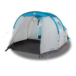 Quechua 4-Person Camping Tent - Arpenaz 4.1 Grey