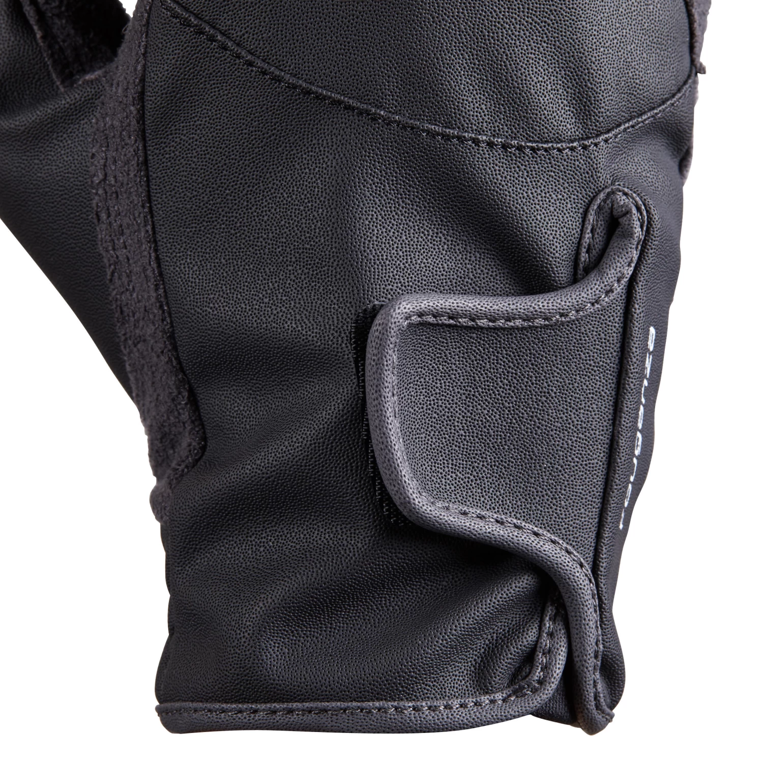 500 Children's Horse Riding Gloves - Black/Grey 8 500 Children's Horse Riding Gloves - Black/Grey - Image 6