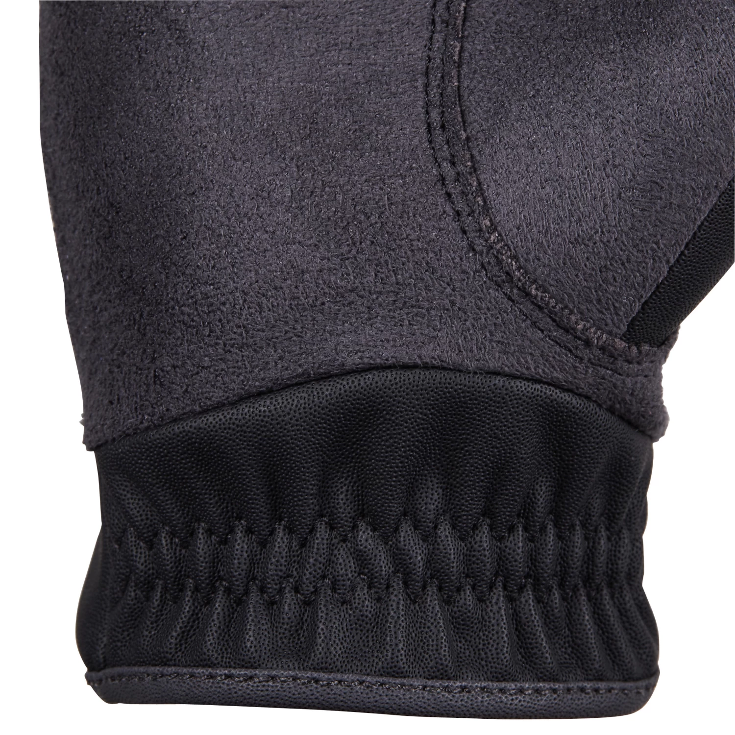 500 Children's Horse Riding Gloves - Black/Grey 10 500 Children's Horse Riding Gloves - Black/Grey - Image 8