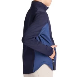 500 Children's Horse Riding Softshell Jacket - Navy/Blue -Outdoor Adventure Shop 500 children s horse riding softshell jacket navy blue 3