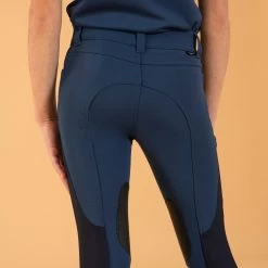 Kids' Horse Riding Lightweight Mesh Jodhpurs With Grippy Suede Patches - 500 Blue 13 Kids' Horse Riding Lightweight Mesh Jodhpurs With Grippy Suede Patches - 500 Blue -Outdoor Adventure Shop 500 children s horseback riding mesh jodhpurs turquoise navy 4