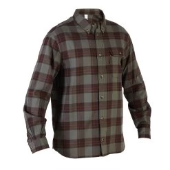 500 Hunting Long-sleeved Warm Cotton Shirt - Men