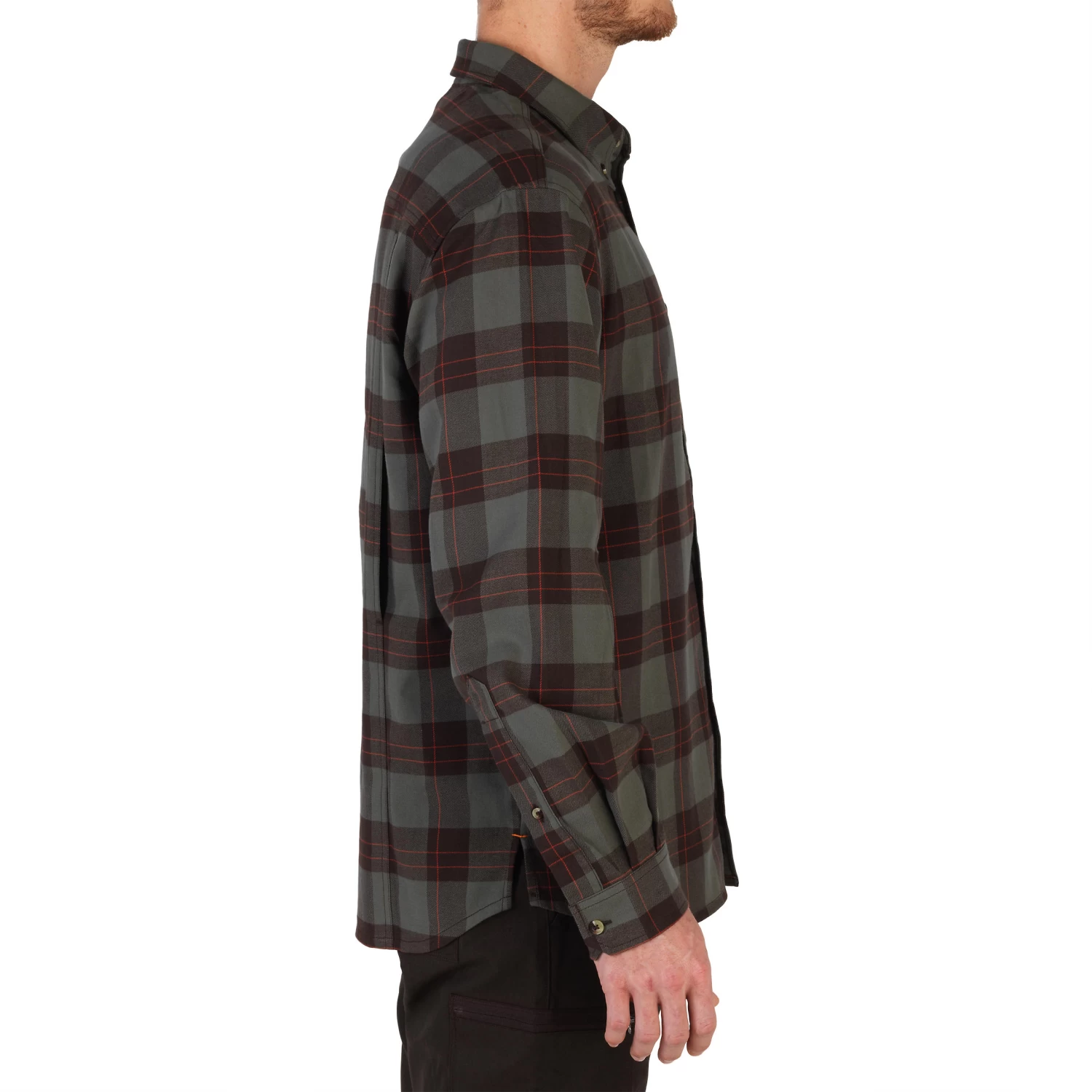 500 Hunting Long-sleeved Warm Cotton Shirt - Men 7 500 Hunting Long-sleeved Warm Cotton Shirt - Men - Image 5