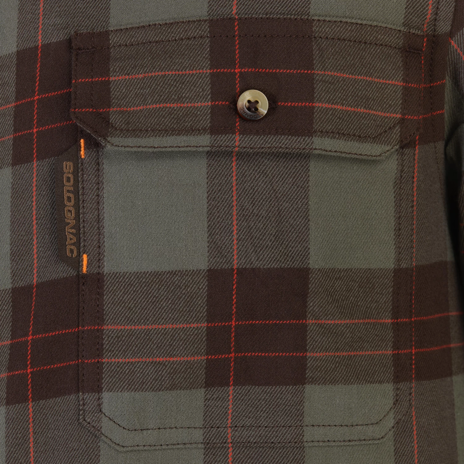 500 Hunting Long-sleeved Warm Cotton Shirt - Men 9 500 Hunting Long-sleeved Warm Cotton Shirt - Men - Image 7