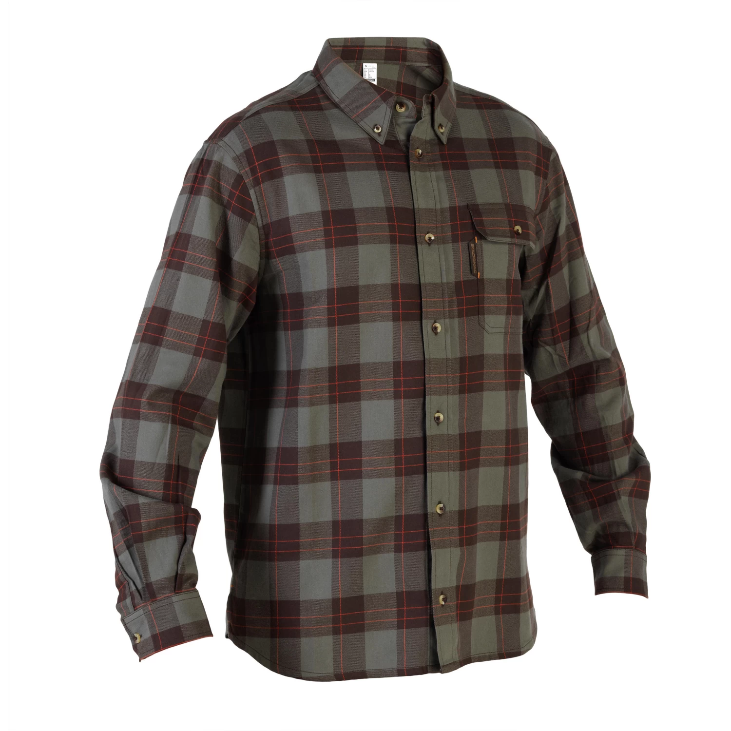 500 Hunting Long-sleeved Warm Cotton Shirt - Men 3 500 Hunting Long-sleeved Warm Cotton Shirt - Men