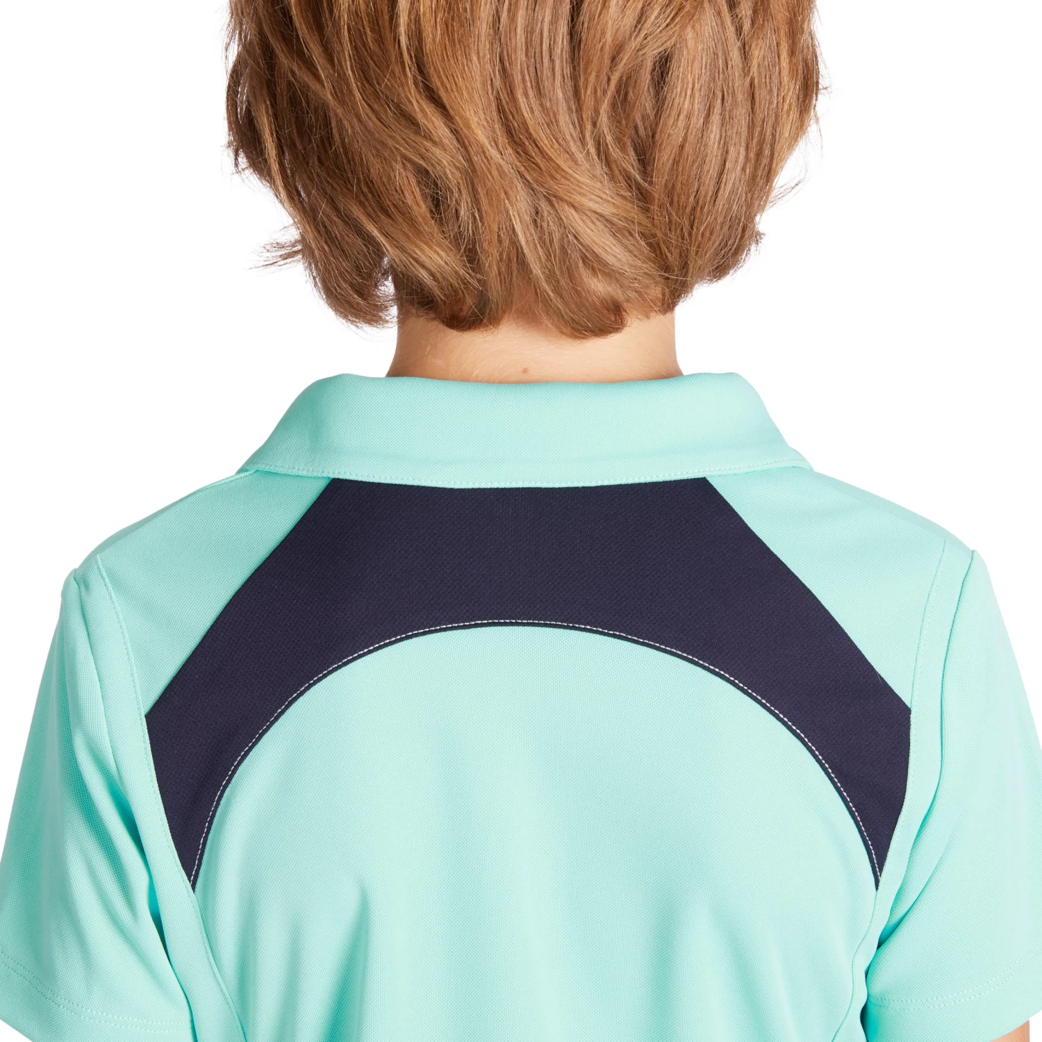 Horse Riding Short-Sleeved Polo Shirt 500 - Turquoise 6 Horse Riding Short-Sleeved Polo Shirt 500 - Turquoise - Image 4