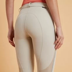Women's Horse Riding Lightweight Mesh Jodhpurs - 500 Beige 13 Women's Horse Riding Lightweight Mesh Jodhpurs - 500 Beige -Outdoor Adventure Shop 500 mesh women s lightweight horse riding jodhpurs beige 2