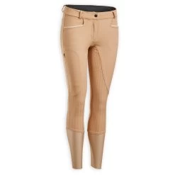 Women's Horse Riding Lightweight Jodhpurs Fullgrip 580 - Beige -Outdoor Adventure Shop 580 fullgrip horseback riding jodhpurs women 7