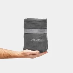 Quechua Camping Fleece Blanket - Black -Outdoor Adventure Shop camping fleece blanket black 2