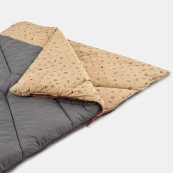 Quechua Double Sleeping Bag 3°C To 10°C - Arpenaz Grey -Outdoor Adventure Shop double sleeping bag 3c to 10c arpenaz grey 3