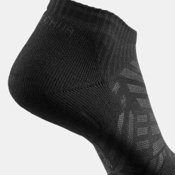 Quechua Hiking Low Socks – Hike 100 Black -Outdoor Adventure Shop hiking low socks hike 100 black 4