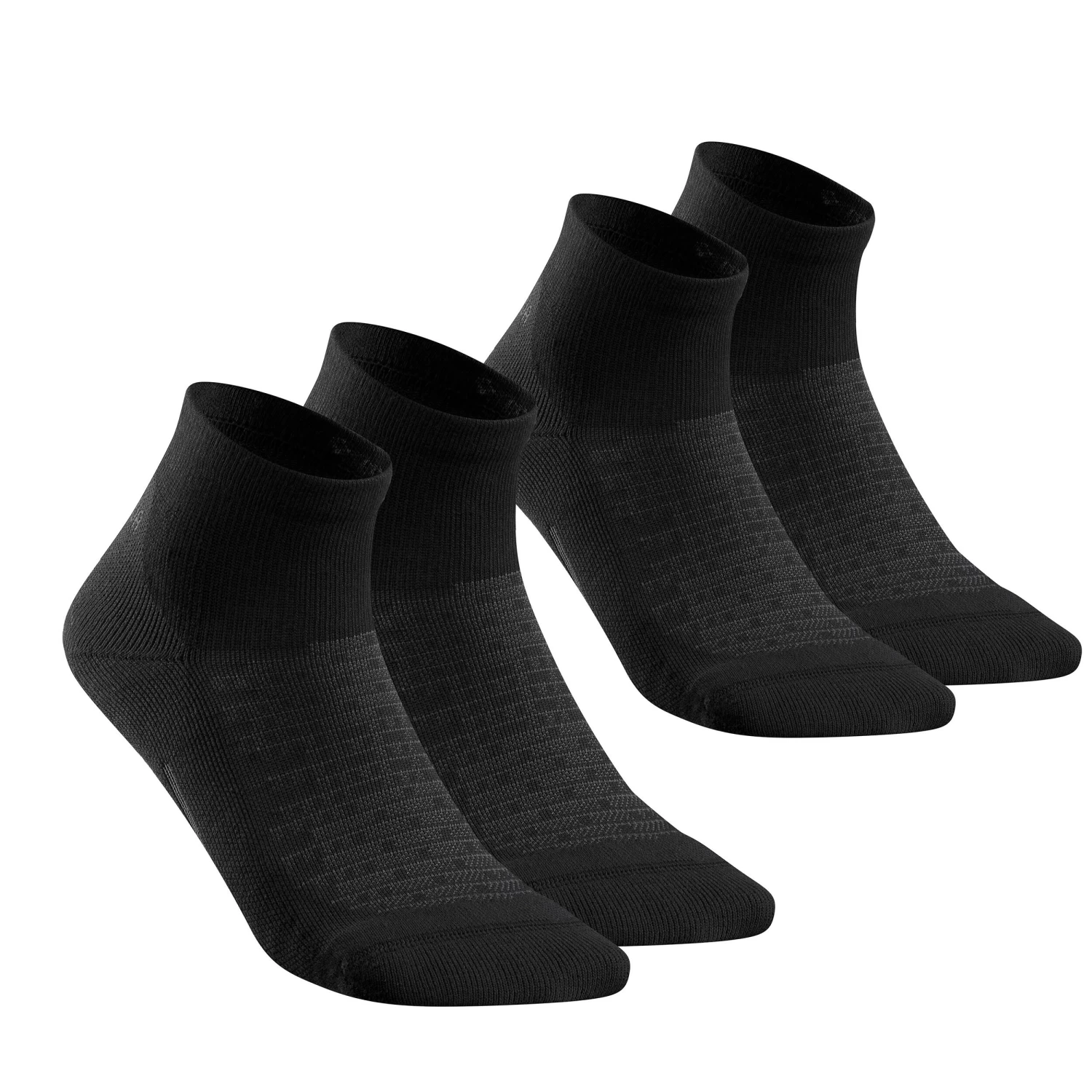 Quechua Hiking Mid Socks – Hike 100 Black 3 Quechua Hiking Mid Socks – Hike 100 Black