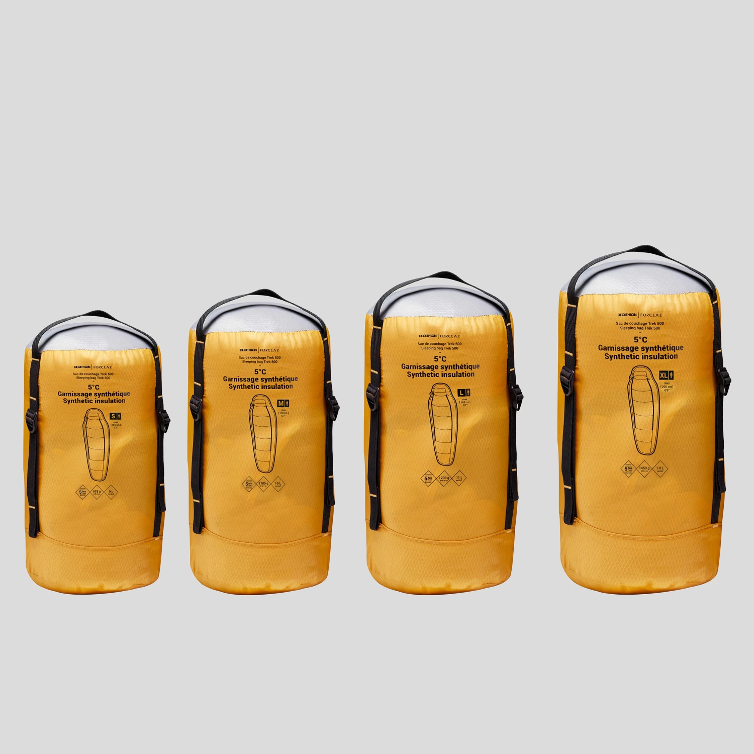 Sleeping Bag 5°C – MT 500 Yellow 10 Sleeping Bag 5°C – MT 500 Yellow - Image 8