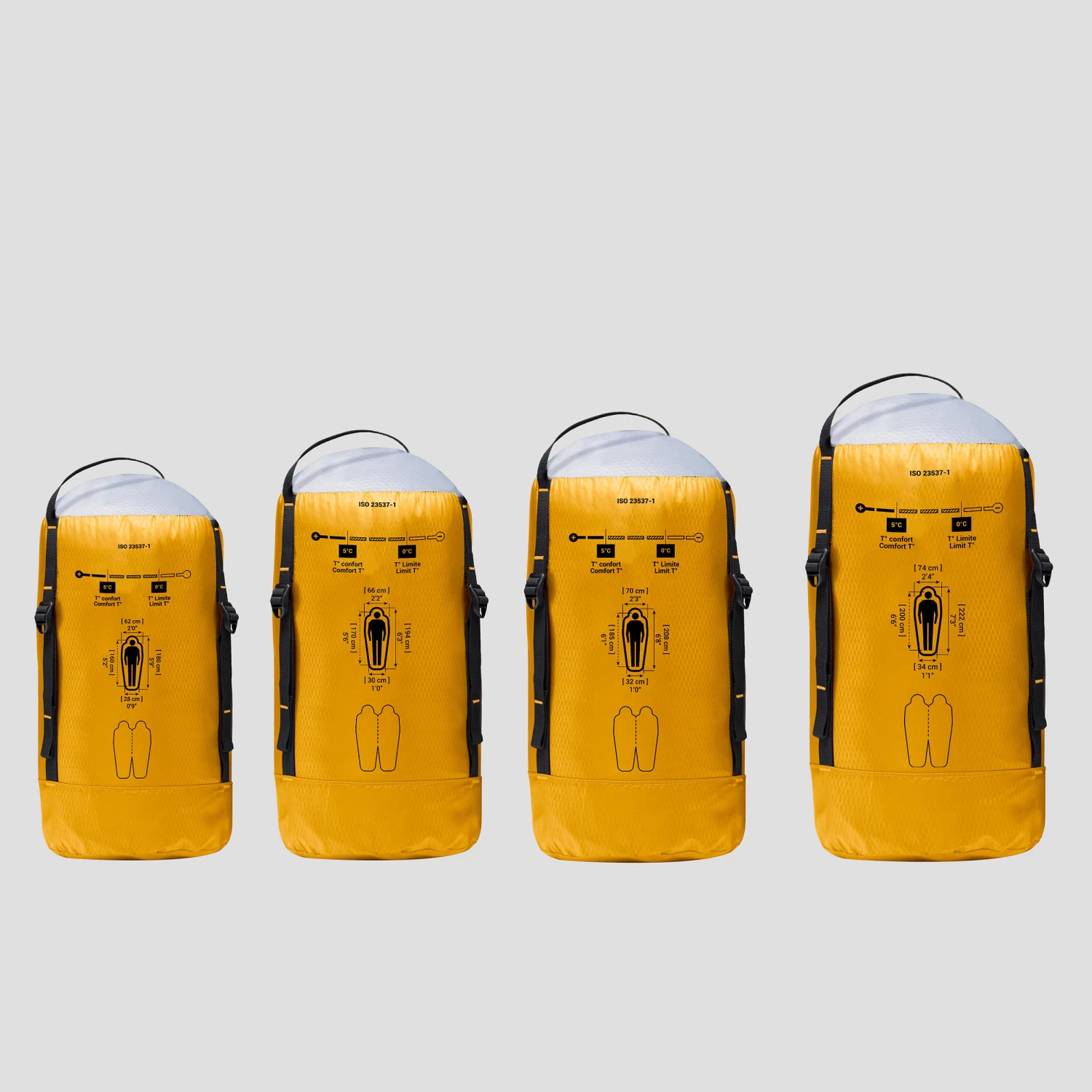 Sleeping Bag 5°C – MT 500 Yellow 11 Sleeping Bag 5°C – MT 500 Yellow - Image 9