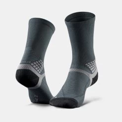 Quechua Hiking Mid Socks 2-Pack - MH 500 Black -Outdoor Adventure Shop hiking socks mh 500 black 1