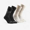 Quechua Hiking Socks - U-Warm SH 500 Black/Linen -Outdoor Adventure Shop hiking socks u warm sh500 black linen