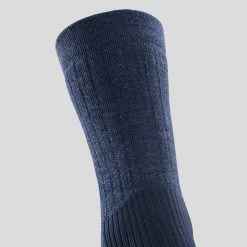 Quechua Mid-Height Hiking Socks - SH 100 Blue -Outdoor Adventure Shop hiking socks x warm sh100 blue 2