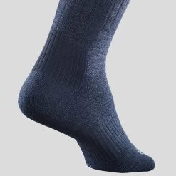 Quechua Mid-Height Hiking Socks - SH 100 Blue -Outdoor Adventure Shop hiking socks x warm sh100 blue 3