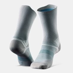 Quechua Hiking Socks X2 Pairs - 520 Grey 7 Quechua Hiking Socks X2 Pairs - 520 Grey -Outdoor Adventure Shop hiking socks x2 pairs 520 grey 1