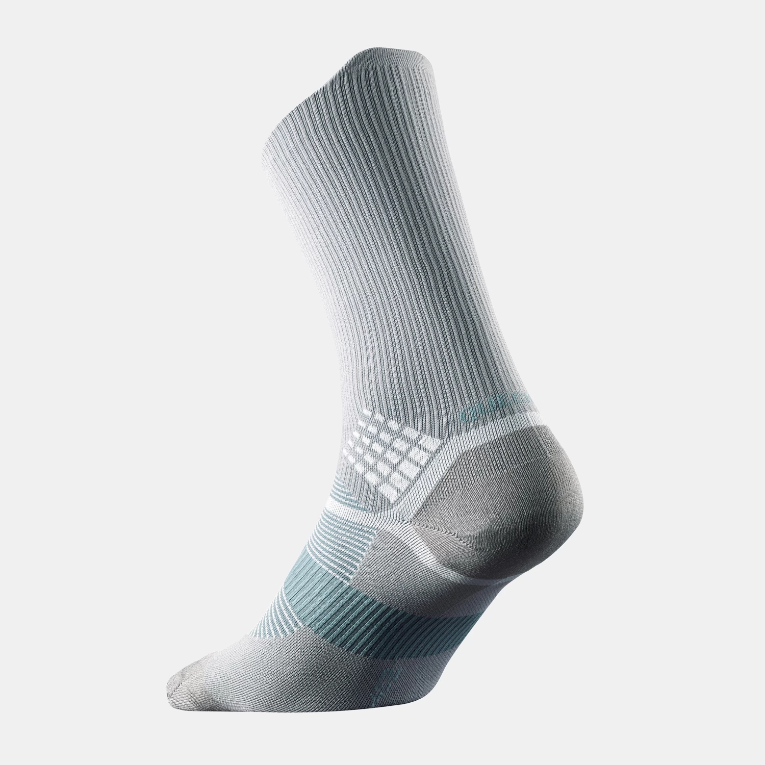 Quechua Hiking Socks X2 Pairs - 520 Grey 6 Quechua Hiking Socks X2 Pairs - 520 Grey - Image 4