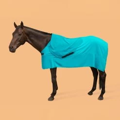 Horse Riding Full Microfibre Drying Sheet - SS 23 Blue -Outdoor Adventure Shop horse riding microfibre full drying sheet for horse and pony ss 23 blue 1