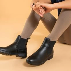 Kids' Horse Riding Suede Patch Jodhpurs 140 - Brown -Outdoor Adventure Shop kid horse riding jodhpurs 140 brown 5