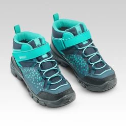 Quechua Kid's Hiking Shoes - MH120 Blue 11 Quechua Kid's Hiking Shoes - MH120 Blue -Outdoor Adventure Shop kid s hiking shoes mh120 blue 3