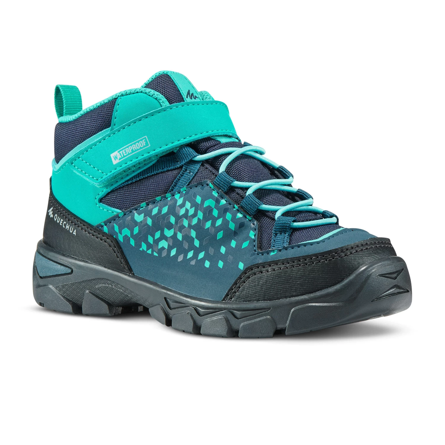 Quechua Kid's Hiking Shoes - MH120 Blue 3 Quechua Kid's Hiking Shoes - MH120 Blue