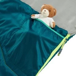 Quechua Kids’ Camping Sleeping Bag - MH 100 Blue -Outdoor Adventure Shop kids camping sleeping bag mh 100 blue 3