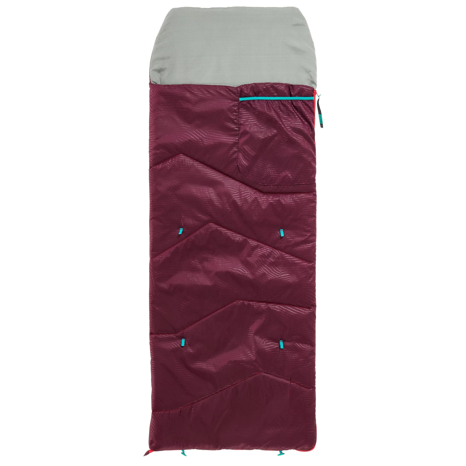 Quechua Kids’ Camping Sleeping Bag - MH 100 Purple 4 Quechua Kids’ Camping Sleeping Bag - MH 100 Purple - Image 2