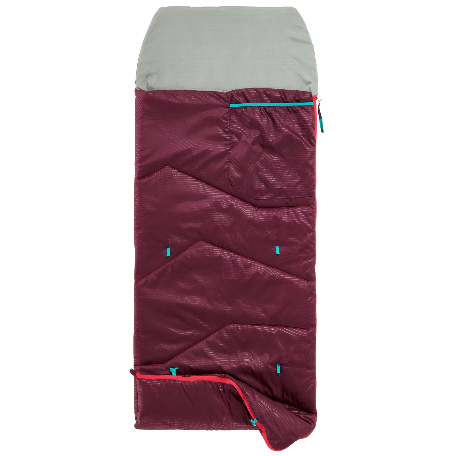 Quechua Kids’ Camping Sleeping Bag - MH 100 Purple 8 Quechua Kids’ Camping Sleeping Bag - MH 100 Purple - Image 6