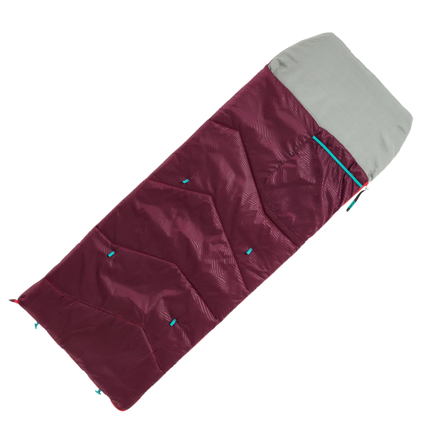 Quechua Kids’ Camping Sleeping Bag - MH 100 Purple 3 Quechua Kids’ Camping Sleeping Bag - MH 100 Purple