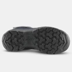 Quechua Kids' Hiking Boots - MH 100 Grey/Red -Outdoor Adventure Shop kids hiking boots mh 100 grey red 2