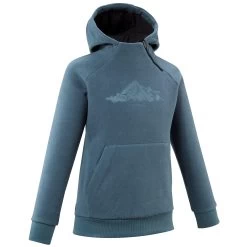 Quechua Kids’ Hiking Fleece Sweatshirt - Dark Grey