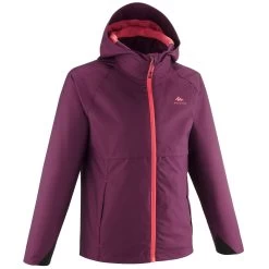 Quechua Kids' Hiking Jacket - MH 500 Purple