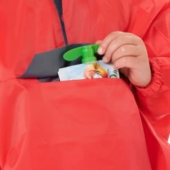 Quechua Kids’ Hiking Poncho - MH 100 Red -Outdoor Adventure Shop kids hiking poncho mh 100 red 7
