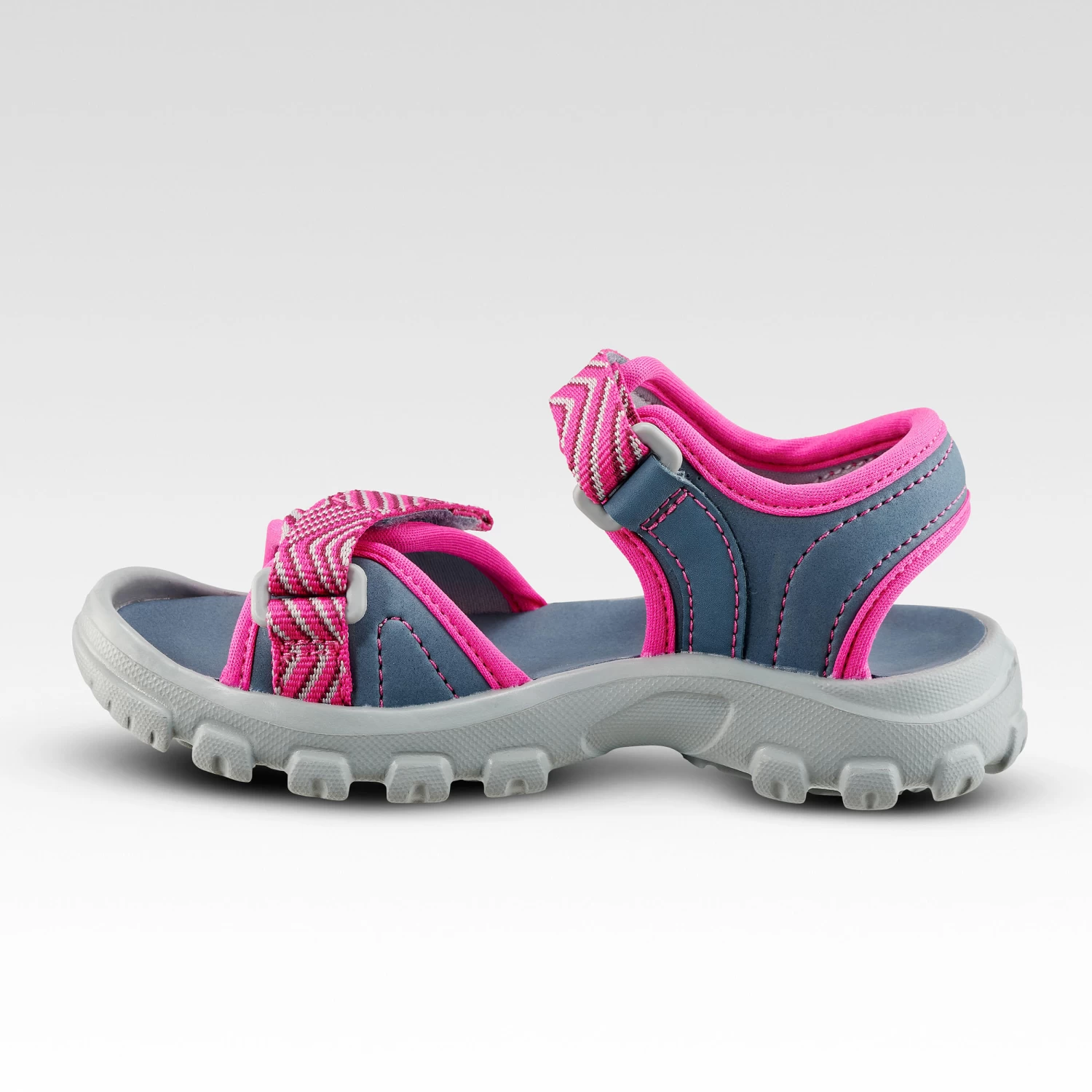 Quechua Kids' Hiking Sandals - MH 100 Pink 4 Quechua Kids' Hiking Sandals - MH 100 Pink - Image 2