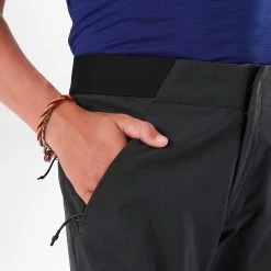 Quechua Kids’ Hiking Softshell Pants – MH 550 Black -Outdoor Adventure Shop kids hiking softshell pants mh 550 black 4