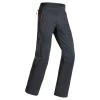 Quechua Kids’ Hiking Softshell Pants - MH 550 Dark Grey -Outdoor Adventure Shop kids hiking softshell pants mh 550 dark grey