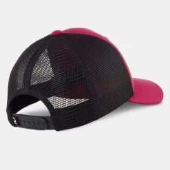 Quechua Kids’ Hiking Trucker Cap - MH 100 Pink -Outdoor Adventure Shop kids hiking trucker cap mh 100 pink 4