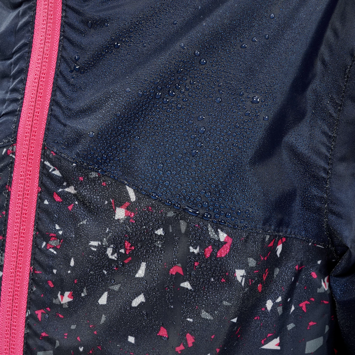 Quechua Kids’ Hiking Waterproof Jacket - MH 150 Navy Blue 10 Quechua Kids’ Hiking Waterproof Jacket - MH 150 Navy Blue - Image 8