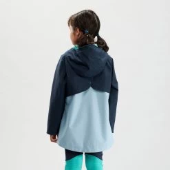 Quechua Kids' Hiking Jacket - MH 500 Blue 17 Quechua Kids' Hiking Jacket - MH 500 Blue -Outdoor Adventure Shop kids hiking waterproof jacket mh 500 blue 4