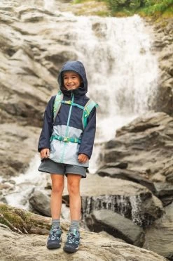 Quechua Kids' Hiking Jacket - MH 500 Blue 22 Quechua Kids' Hiking Jacket - MH 500 Blue -Outdoor Adventure Shop kids hiking waterproof jacket mh 500 blue 9