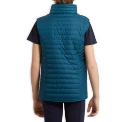 Kids' Horse Riding Sleeveless Padded Vest - 100 Blue -Outdoor Adventure Shop kids horse riding sleeveless padded vest 100 blue 4